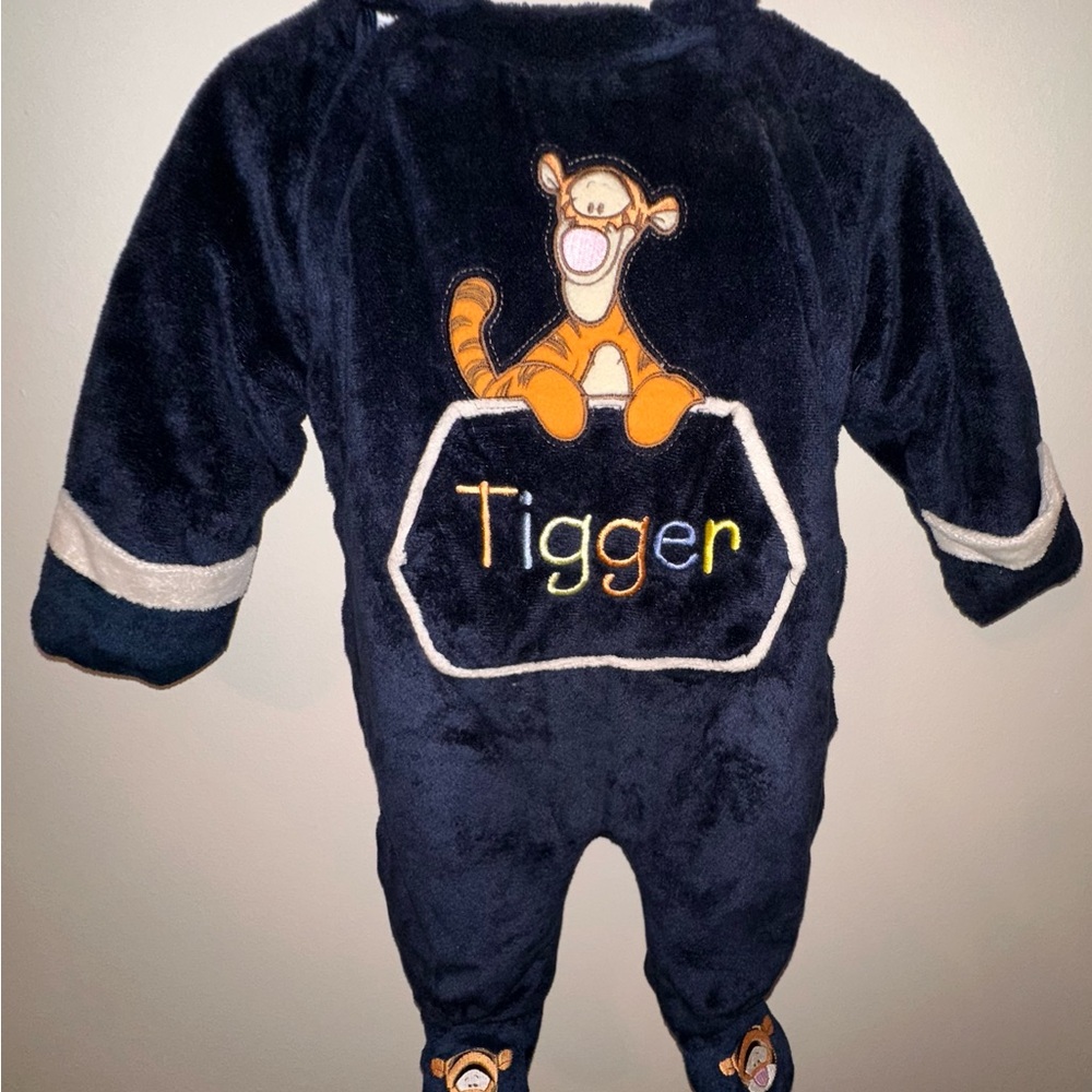 Disney Tigger Navy Bunting - 6/9m